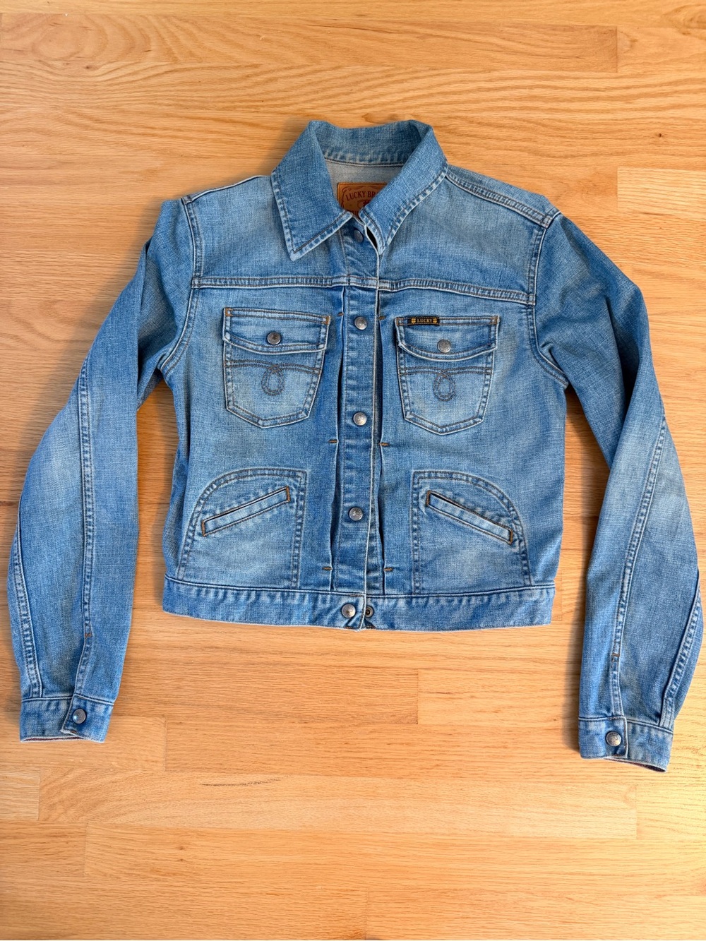 Women’s Lucky Brand Vintage-Inspired Denim Jacket Size M